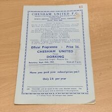 1962 chesham utd for sale  LOUGHTON