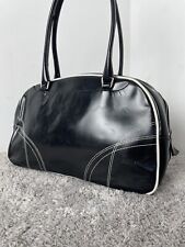 Bolsa de ombro Prada verniz de couro preto 2 vias comprar usado  Enviando para Brazil