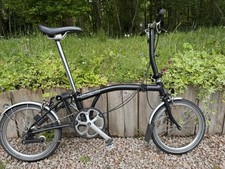 Brompton black folding for sale  OXTED