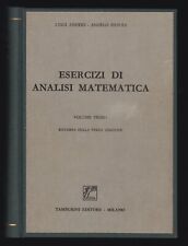 Esercizi analisi matematica usato  Cinisello Balsamo