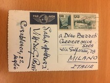 Cartolina inviata dino usato  Milano