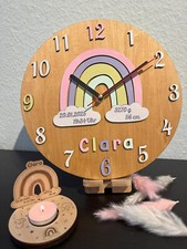 Personalisierte holzwanduhr re gebraucht kaufen  Königswinter