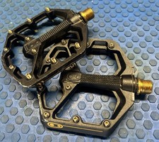 Pedais de plataforma Crank Brothers Stamp 11 MTB mountain bike titânio preto pequeno comprar usado  Enviando para Brazil