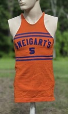 CAMISA REGATA MASCULINA ANTIGA DE LÃ BASQUETE 1920’S COM LETRAS, usado comprar usado  Enviando para Brazil