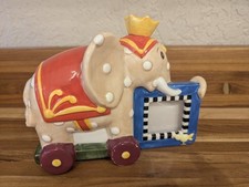 Usado, DECORAÇÃO DE QUARTO INFANTIL ELEFANTE COM MOLDURA DE BOLINHAS Frete Grátis  comprar usado  Enviando para Brazil