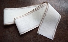 Leinenband stickband beigen gebraucht kaufen  Bad Schwartau