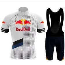 Maillot Ciclismo Red Bull Maglietta Pantaloncini Bicicletta Abbigliamento Sport comprar usado  Enviando para Brazil