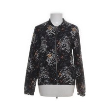 Reserved, Kurtka, Damska, Rozmiar: 38, Czarny/Wielokolorowy, Poliester, Kwiaty #13G, używany na sprzedaż  PL