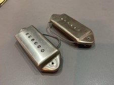 LINDY FRALIN P-90SET Vintage Metal Orelha de Cachorro Capa de Níquel Epiphone Gibson Casino comprar usado  Enviando para Brazil