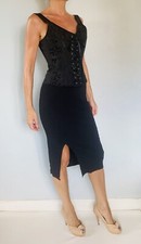 Bustier corset jacquard d'occasion  Amiens-