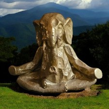 Meditating buddha elephant for sale  Oakham