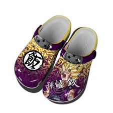 RARO PERSONALIZADO Anime Dragonball Z Teen Gohan Roxo Tamancos Slides Chinelos Sapatos comprar usado  Enviando para Brazil