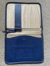 Vintage blue leather for sale  KETTERING