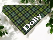 Personalized green plaid for sale  Woodstock