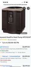 Hayward pool heat for sale  Murfreesboro