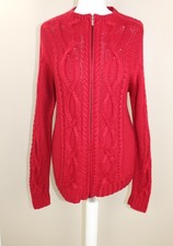 Jaeger rote strickjacke gebraucht kaufen  Versand nach Germany