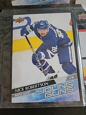 2020-21 Upper Deck Series 1 Young Guns Jumbo Nick Robertson Toronto Maple Leafs comprar usado  Enviando para Brazil