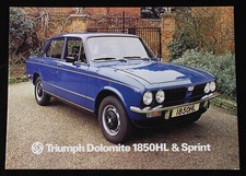 Vintage triumph dolomite for sale  OLDBURY