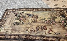 Tapete moicano vintage, Amsterdã NY, 27x48 cavalos/cães, não 27v 54?, usado comprar usado  Enviando para Brazil