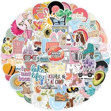 100pcs stickers aesthetic d'occasion  Expédié en Belgium