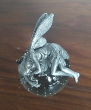 Pewter sleeping fairy for sale  LOUGHBOROUGH