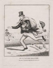 przedmarcem 1848 rewolucja Metternich Czapka caricature kreskówka akwaforta na sprzedaż  Wysyłka do Poland