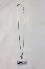 Silver crystal pendant for sale  BIRMINGHAM