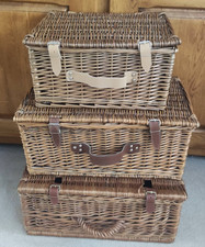 Wicker storage hamper for sale  MELTON MOWBRAY