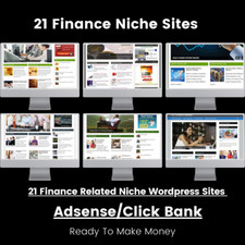 Prebuilt wordpress finance d'occasion  Expédié en Belgium