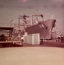 Navio da Marinha 114 Fotografia Vintage Instantâneo Militar USS Ralph Johnston comprar usado  Enviando para Brazil
