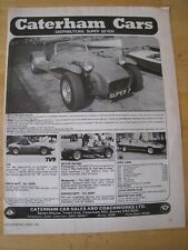 Caterham cars distributors for sale  BRISTOL