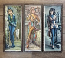 Roupa de bobo litografia feminina vintage década de 1970 Maio Big Eye arlequim bandolim cachorro comprar usado Roupa de bobo litografia feminina vintage década de 1970 Maio Big Eye arlequim bandolim cachorro comprar usado  Enviando para Brazil