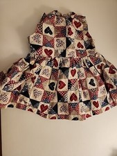 Vestido jumper sem mangas roupas de boneca 18' 4 de julho  comprar usado  Enviando para Brazil