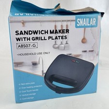 Sanduicheira caracol com placas de grelha 750W antiaderente caixa aberta comprar usado  Enviando para Brazil
