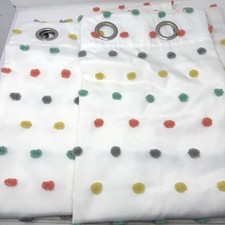 3 white yarn curtains for sale 3 white yarn curtains for sale Leawood