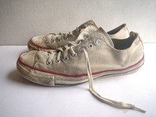 Usado, Tênis Vintage Converse Chuck Taylor All Star Masculino 12 Branco Desgastado Como Está comprar usado  Enviando para Brazil