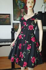 Schwarzes vintage swingkleid gebraucht kaufen  Berlin