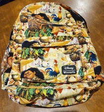 Mochila Loungefly Disney Moana And Friends com estampa de personagem usada 18 x 14" comprar usado  Enviando para Brazil