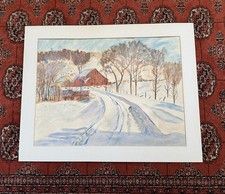 Vtg original watercolor for sale  Salt Point