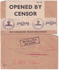 Capa de guerra de prisioneiros britânicos da Segunda Guerra Mundial OHMS Citadel Doullens França - Oflag 1X Malag 112 comprar usado Capa de guerra de prisioneiros britânicos da Segunda Guerra Mundial OHMS Citadel Doullens França - Oflag 1X Malag 112 comprar usado  Enviando para Brazil