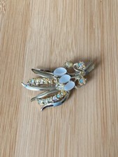 Vintage brooch flower for sale  SMETHWICK
