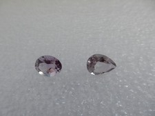 Amethyst 2pcs pale for sale  KIDDERMINSTER