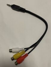 Cabo adaptador de componente de vídeo AV substituição para TV TCL, 3 RCA a entrada AV de 3,5 mm comprar usado  Enviando para Brazil