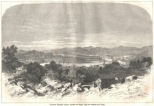 Chorwacja-Dubrownik-Gruz "Gravosa,Miasto portowe Ragusa" Orig. Drzeworyt z 1868 roku na sprzedaż  Wysyłka do Poland