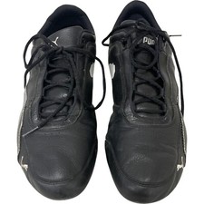 Tênis masculino PUMA Drift Cat 4 preto branco 13 couro com cadarço superior sapato casual comprar usado  Enviando para Brazil