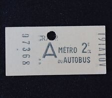 Ancien ticket paris d'occasion  Nantes-