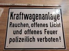 Unbenutztes blechschild kraftw gebraucht kaufen  Scheßlitz