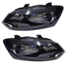 Farol para Vw halogênio Polo & Vento (preto) sem motor ajustável comprar usado  Enviando para Brazil