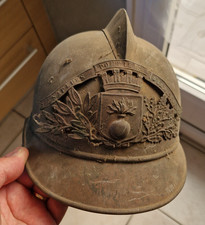 Ancien casque pompier d'occasion  Moyenmoutier