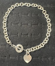 Colar Tiffany & Co prata esterlina coração Return To Tiffany 16 pol. 72 g comprar usado  Enviando para Brazil